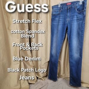 Men's Guess Stretch Flex Blue Jeans
